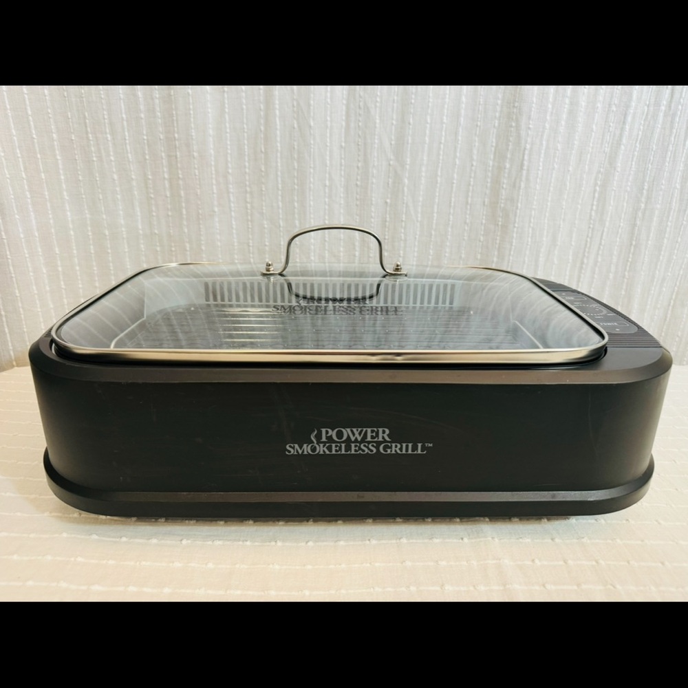 Power XL Smokeless Indoor Removable Grill And Griddle